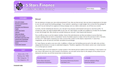 Desktop Screenshot of 5starsfinance.com