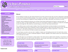 Tablet Screenshot of 5starsfinance.com